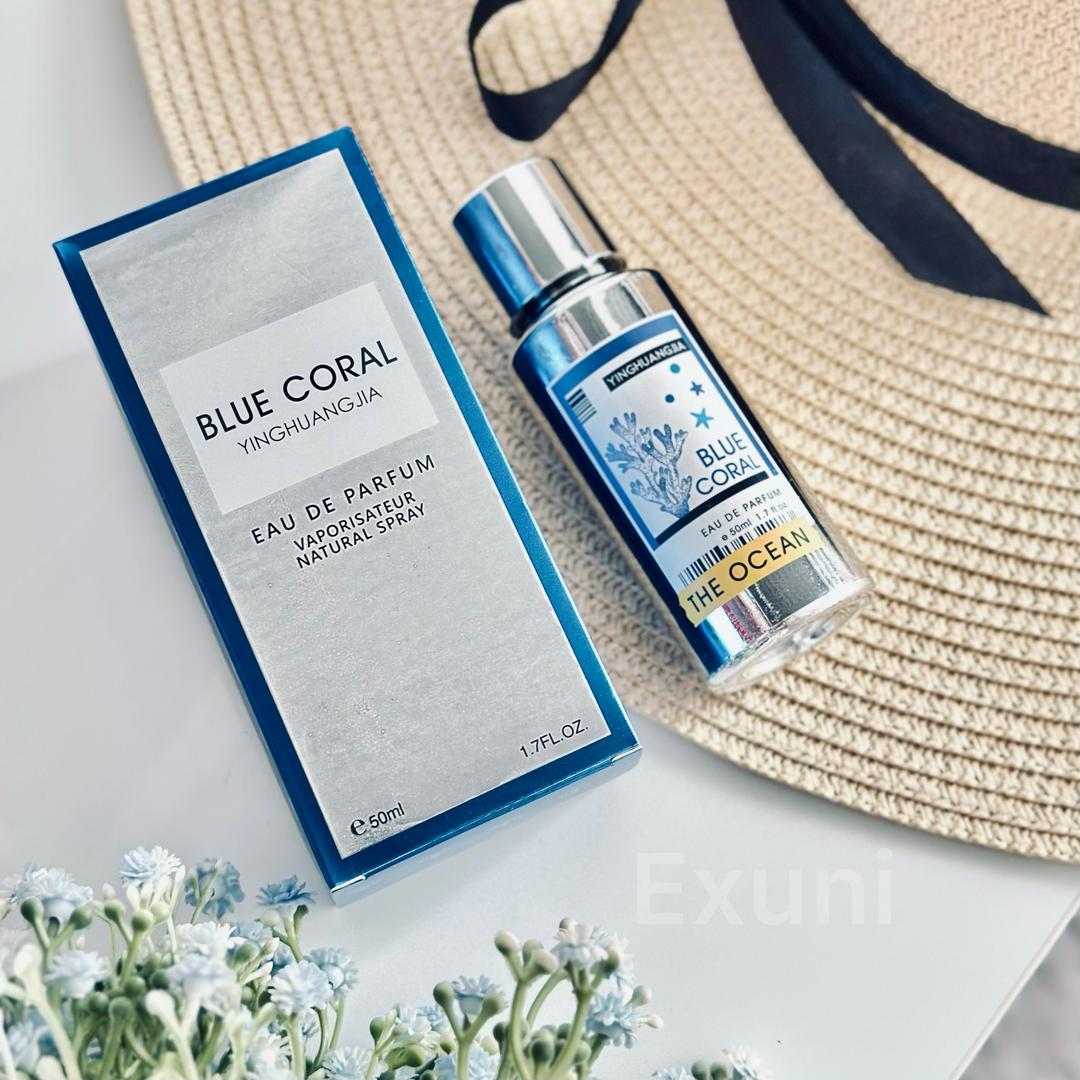 عطر Blue Coral (مشابه cool blue) 50 میل Yinghuangjia (خنک و تند )