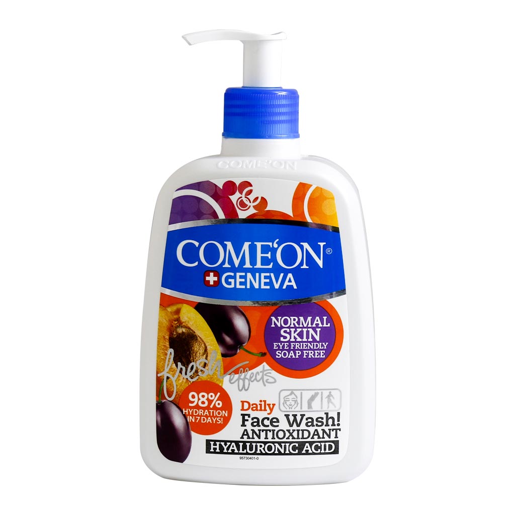 ژل شستشو صورت پمپی پوست نرمال حاوی گریپ فروت کامان - 500ml