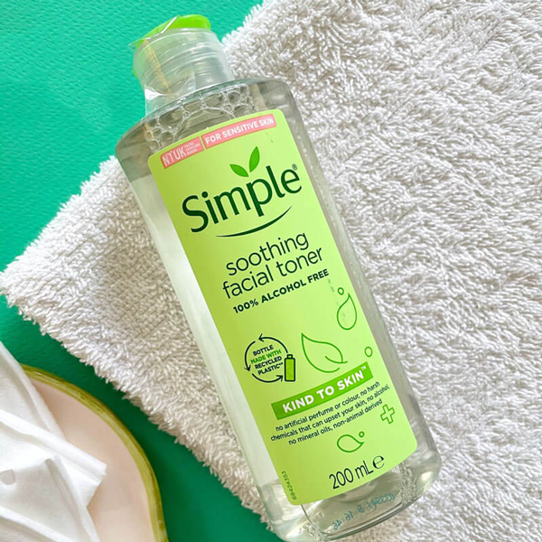 تونرsoothing فاقد الکل سیمپل made in poland 200ml