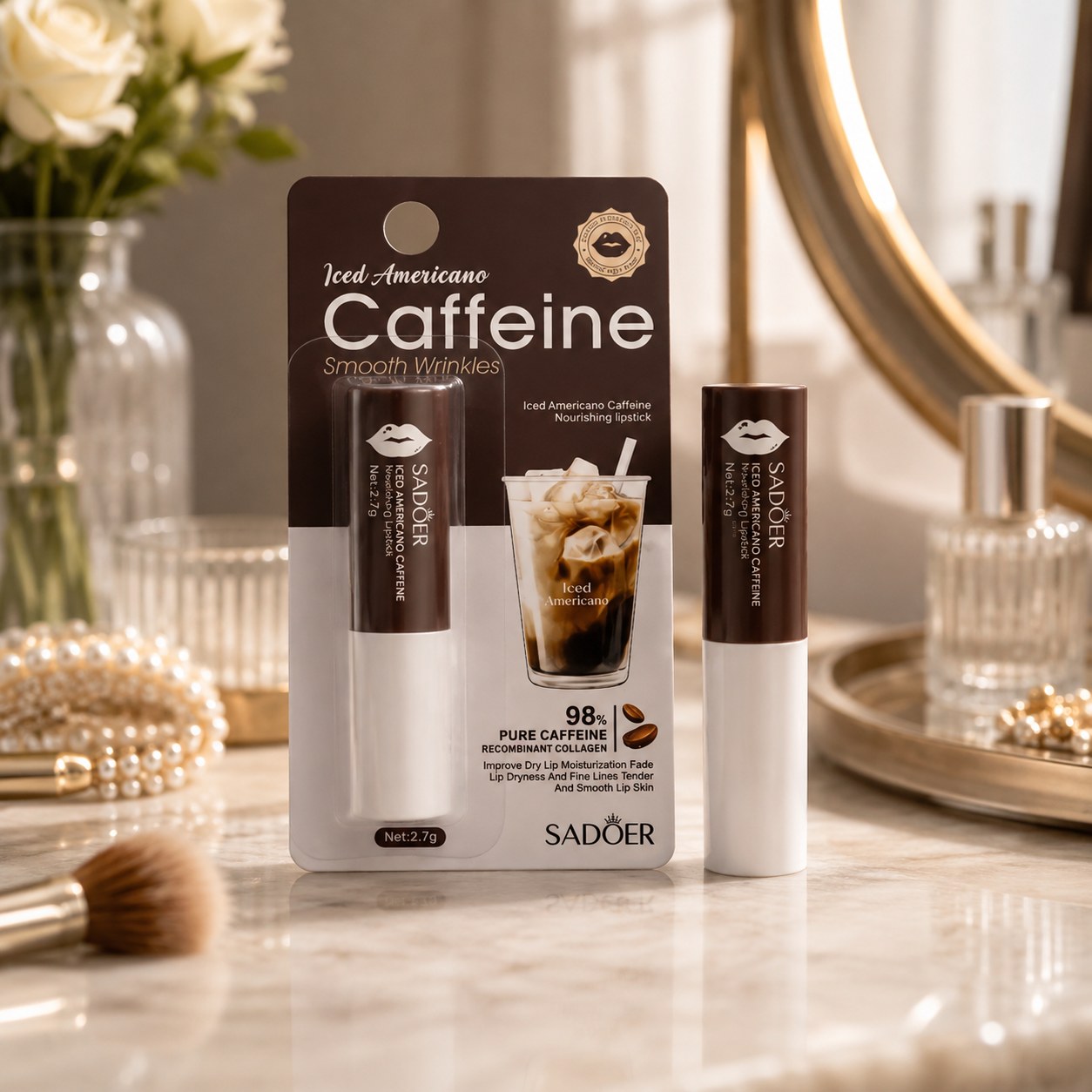 بالم لب سادور مدل Iced Americano Caffeine حجم 2.7 گرم