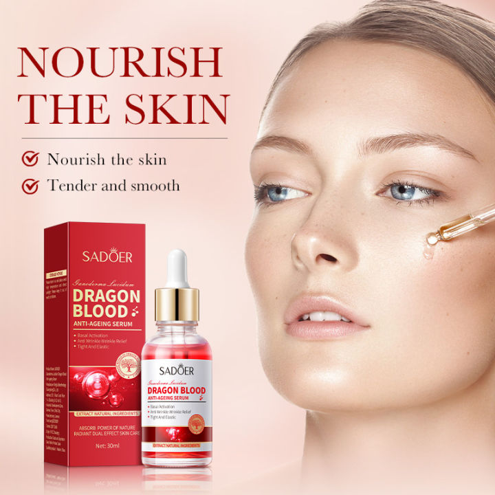 سرم لیفتینگ (ضد چروک قوی) قارچ گانودرما و خون اژدها سادور - 30ml