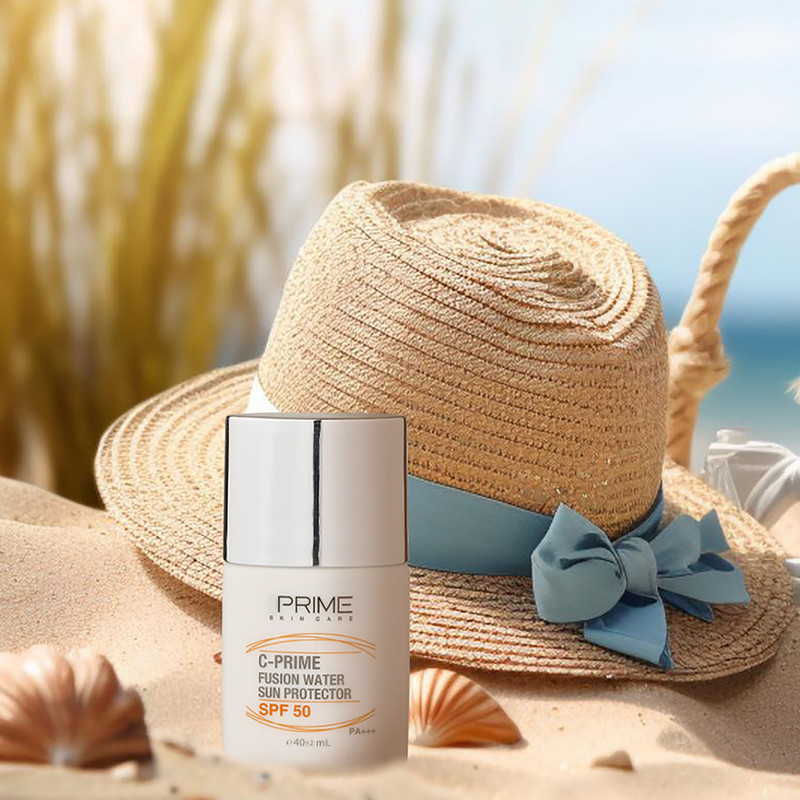 فلوئید ضد آفتاب SPF50 حاوی ویتامین سی Fusion Water پرایم - 40ml