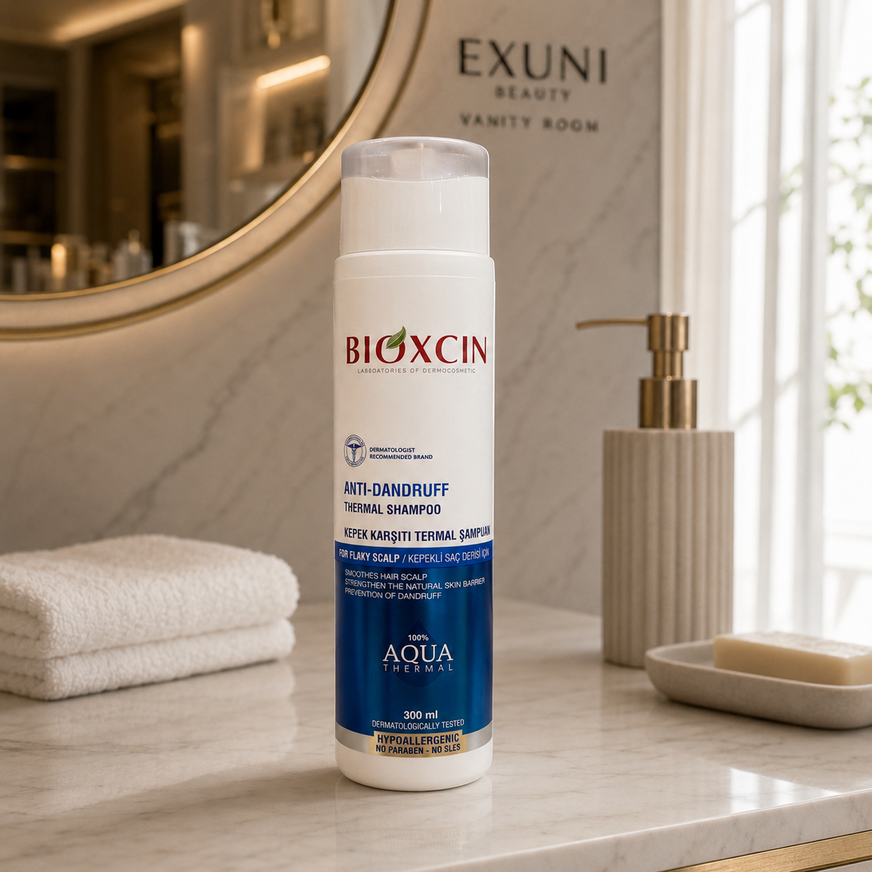 شامپو ضدشوره بایوکسین حاوی زینک، 300ml Bioxcin Aqua Thermal Octopirox