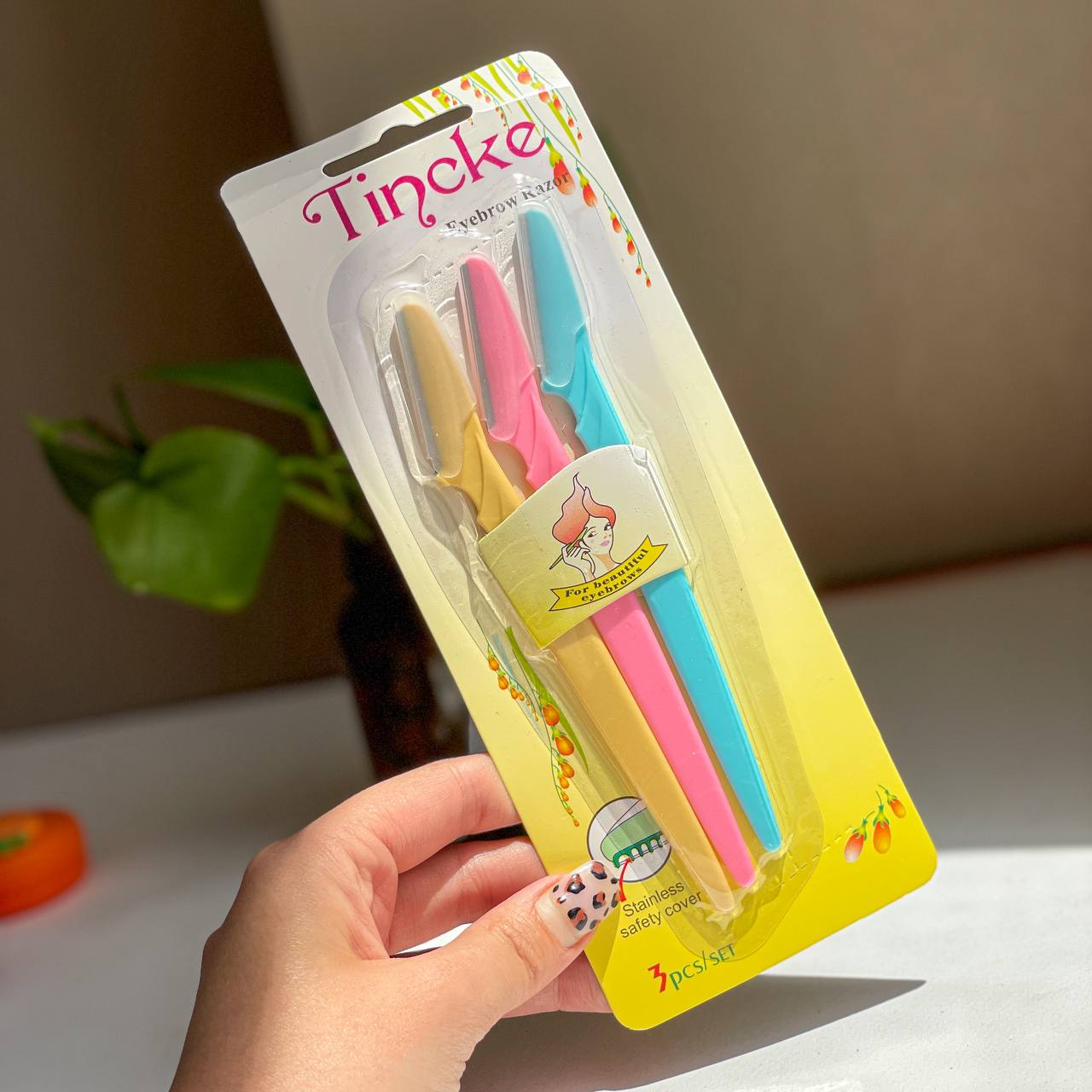 تیغ اصلاح صورت و ابرو (یک بسته 3 عددی) Tineke
