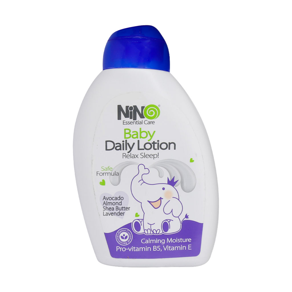 لوسیون نرم کننده صورت و بدن کودک و پوست حساس نینو - 225ml