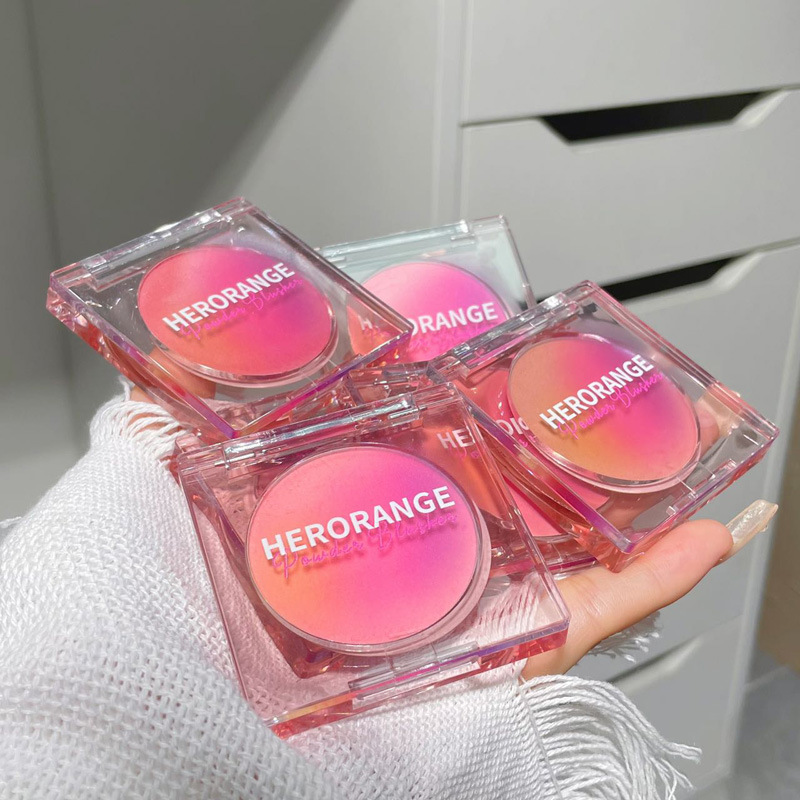 رژگونه پودری تک رنگ مات HERORANGE مدل Dreamy Heart
