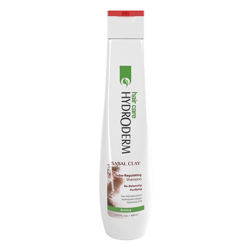 شامپو خاک رس مخصوص موی چرب هیدرودرم 400ml