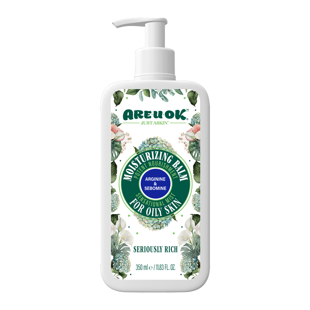 بالم مرطوب کننده پمپی پوست چرب حاوی آرژنین آر یو اُکی 350ml