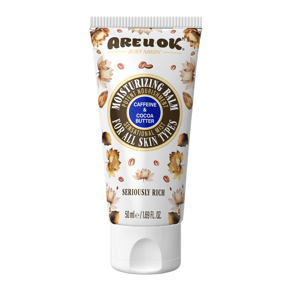 بالم مرطوب کننده تیوپی مناسب انواع پوست حاوی کافئین آر یو اکی 50ml
