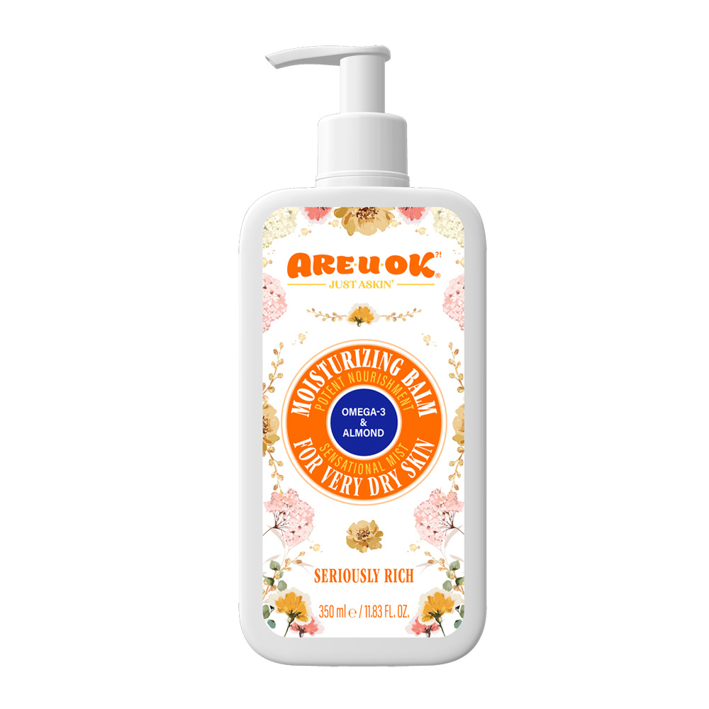 بالم مرطوب کننده پمپی پوست خیلی خشک حاوی اُمگا3 آر یو اُکی 350ml