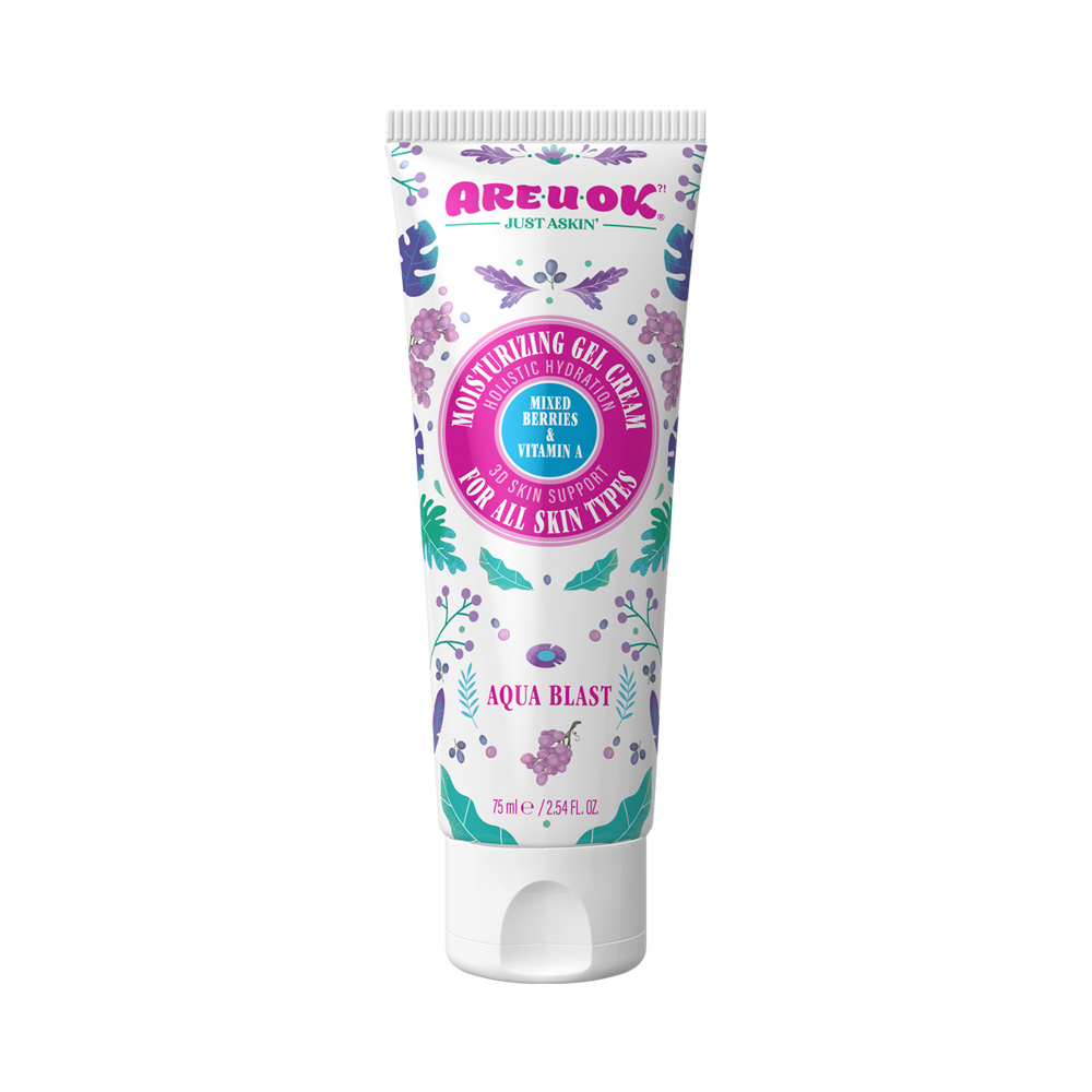کرم ژل تیوپی آبرسان عصاره تمشک و ویتامین A آر یو اُکی 75ml