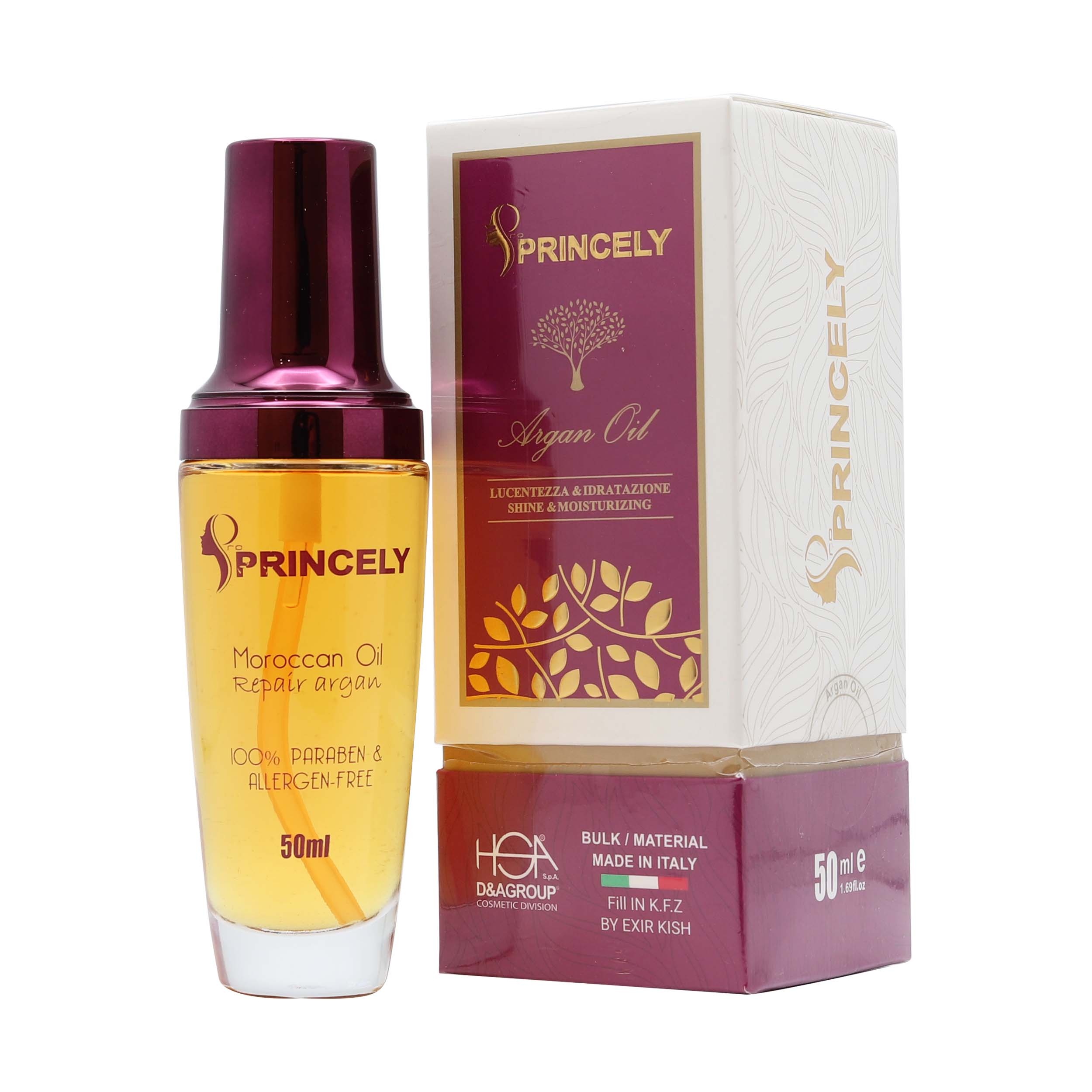 روغن آرگان پرنسلی مدل Argan Moroccan Oil