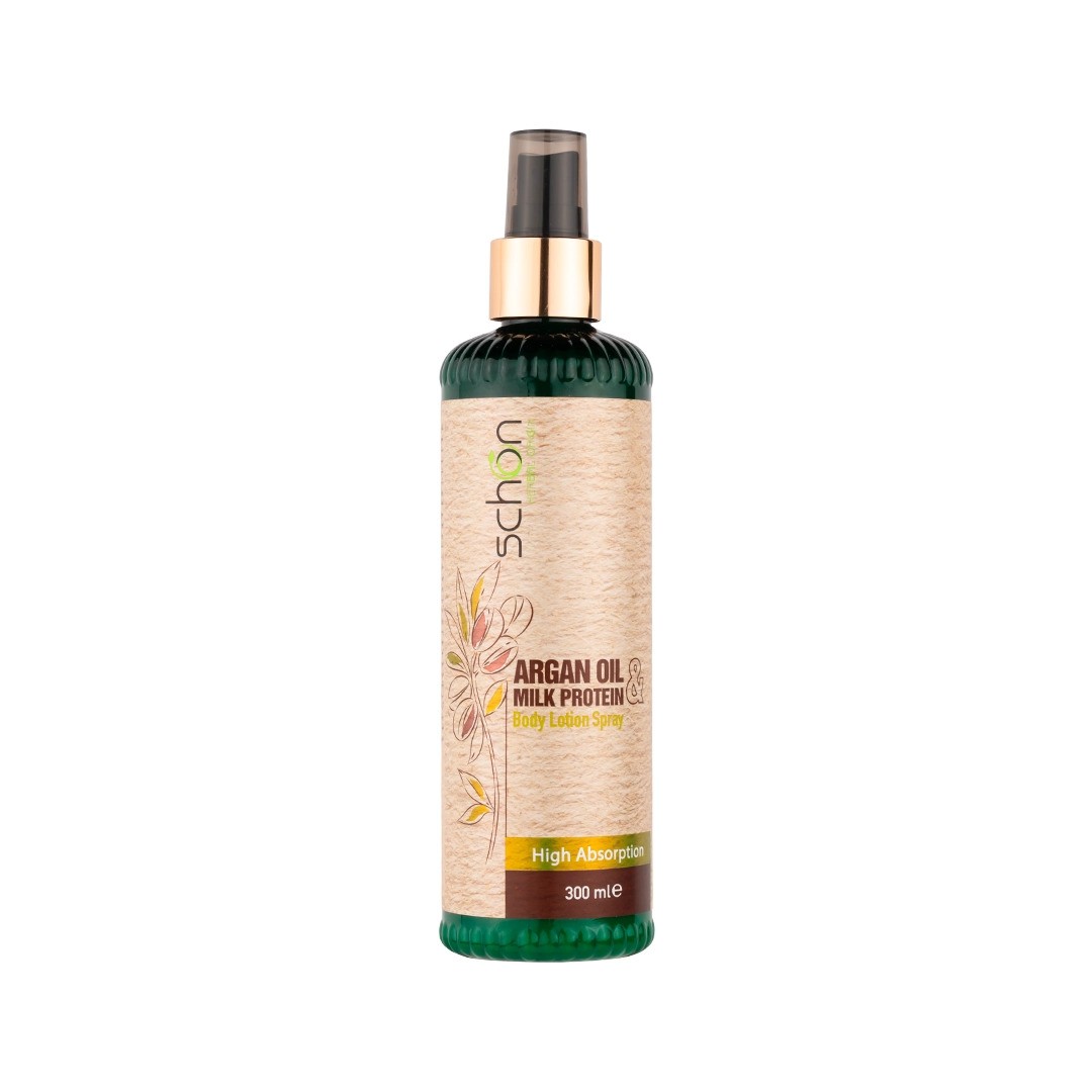 اسپری لوسیون رطوبت رسان روغن آرگان و پروتئین شیر شون - 300ml