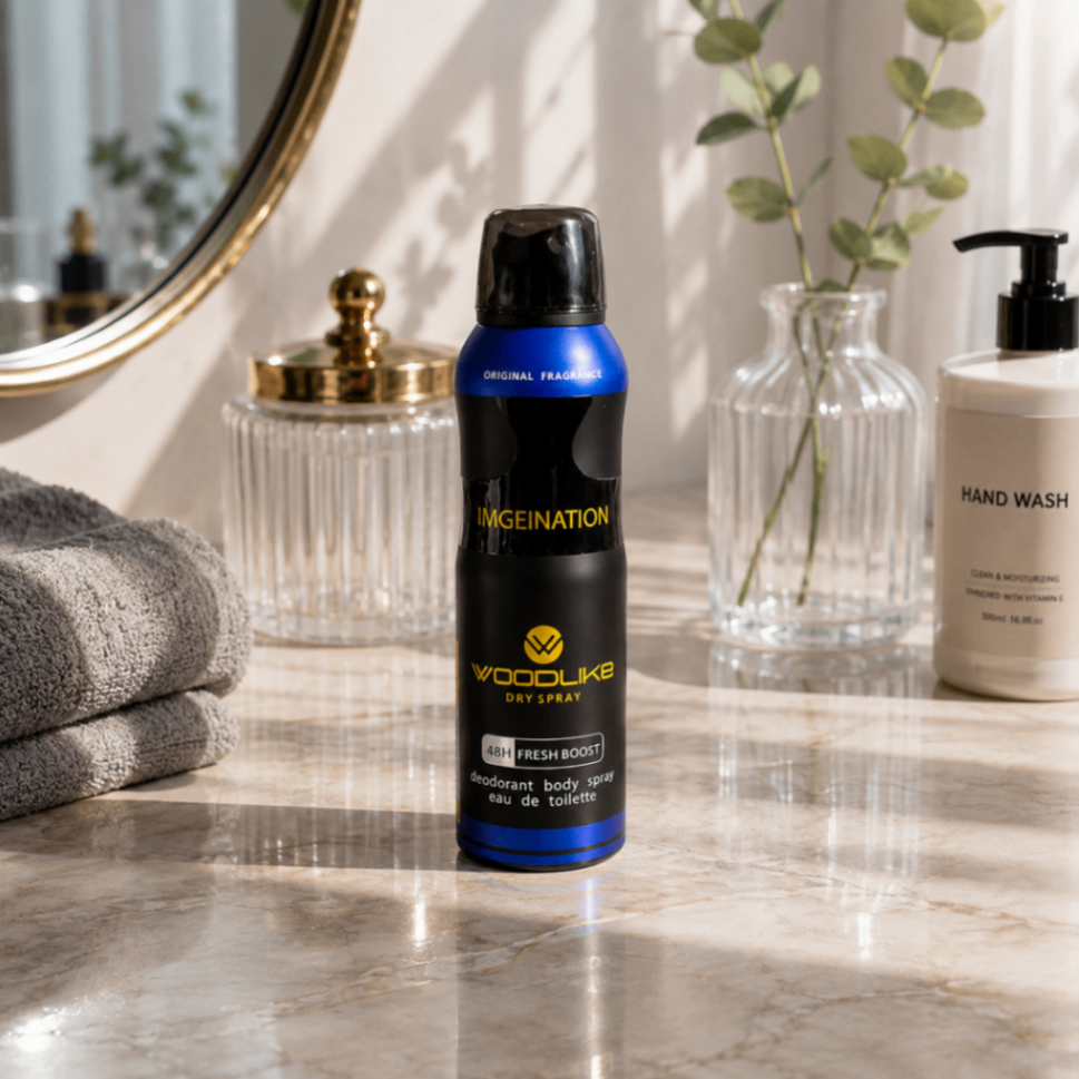 اسپری بدن وودلایک ایمجینیشن 48 ساعته مدل Fresh Boost حجم 200 میل