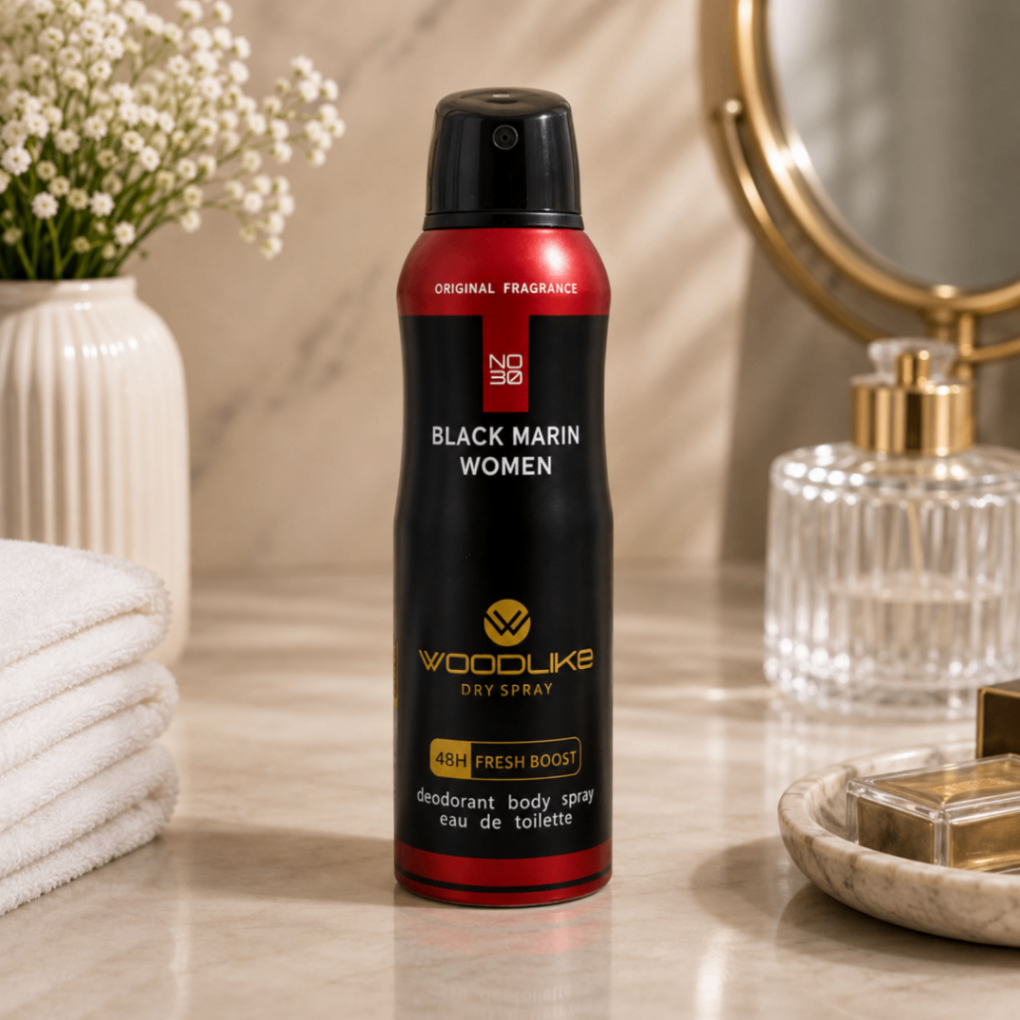 اسپری دئودورانت وودلایک مدل Black Marin Women حجم 200 میل