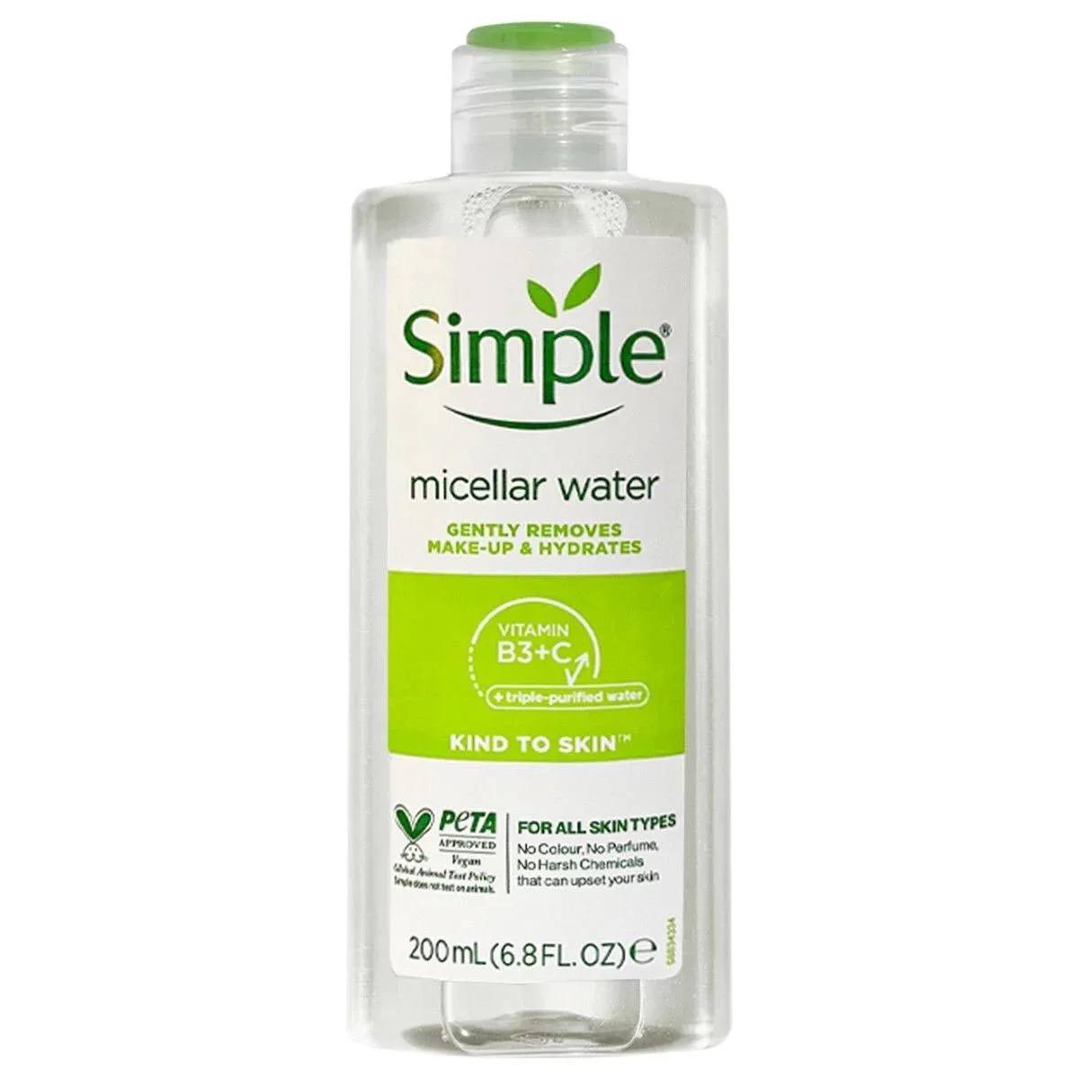 میسلار واتر مناسب انواع پوست سیمپل 200ml ساخت لهستان