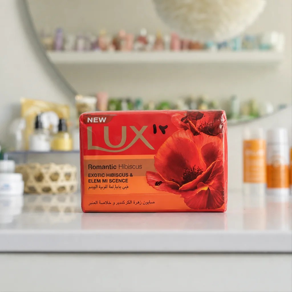 صابون لوکس مدل Romantic Hibiscus وزن 170 گرم