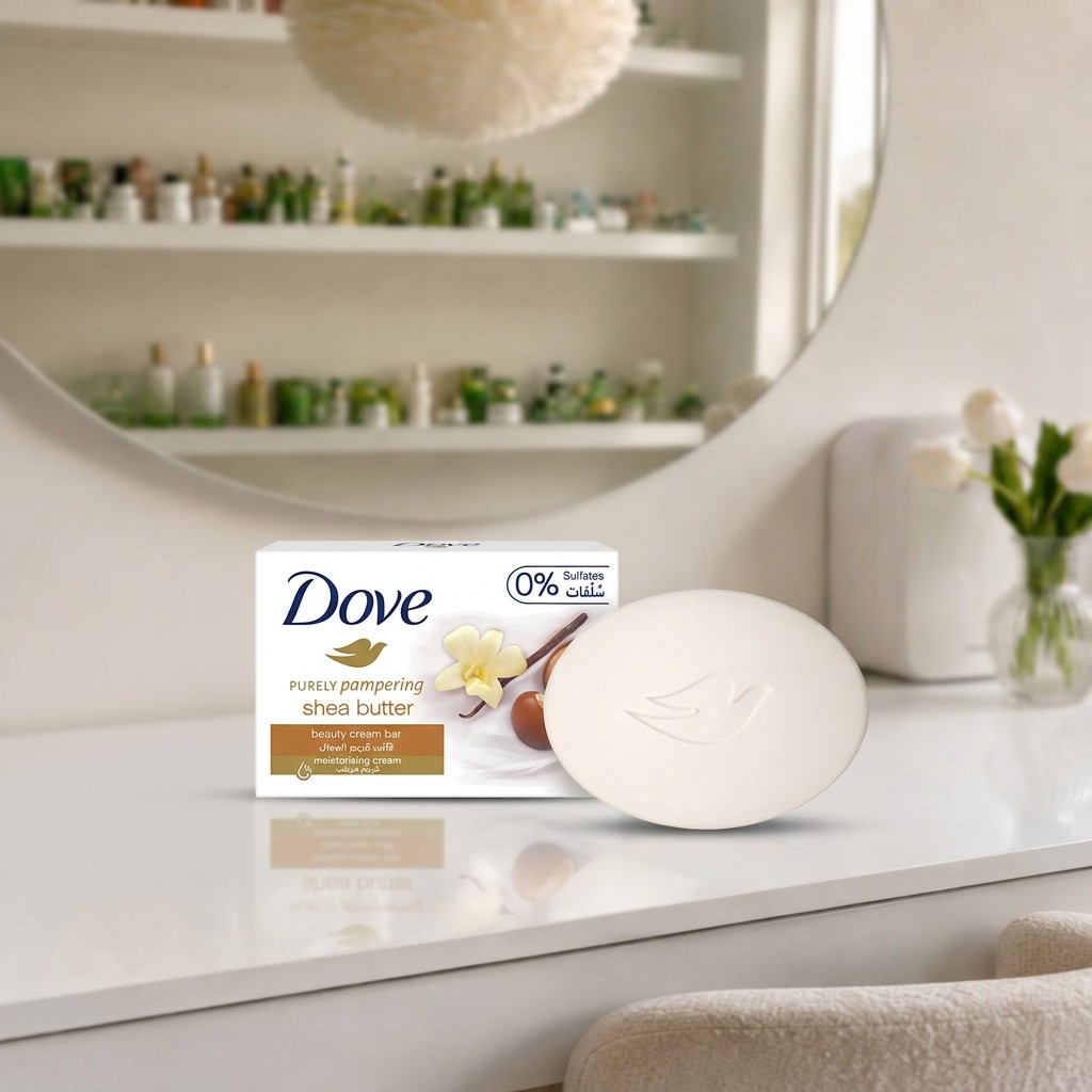 صابون کرمی داو مدل Purely Pampering Shea Butter