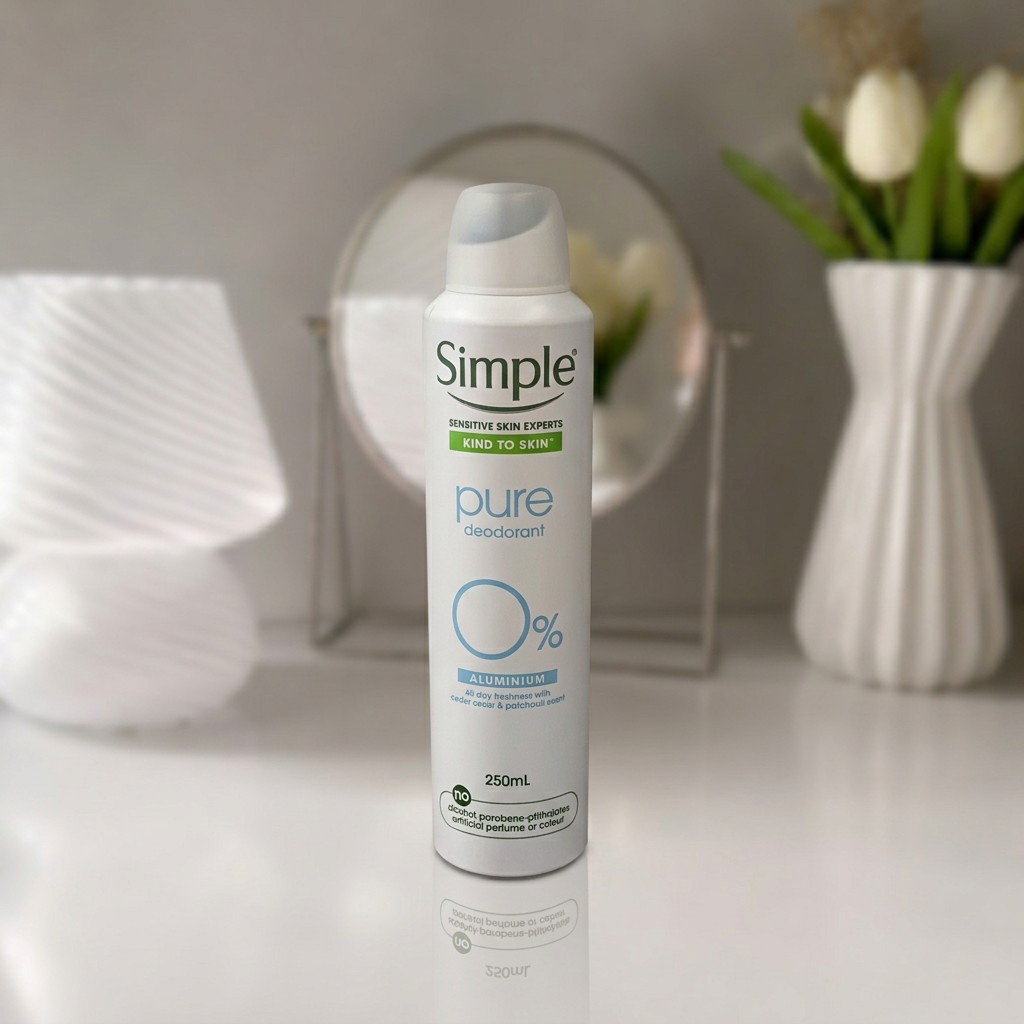 اسپری دئودورانت سیمپل مدل Pure حجم ۲۵۰ میل