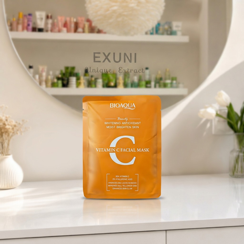 ماسک ورقه ای صورت بایوآکوا مدل ویتامین C