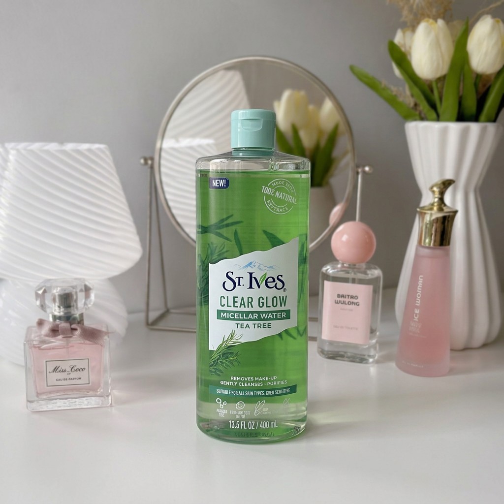 میسلار واتر تی تری سنت ایوز مدل Clear Glow حجم 400 میل