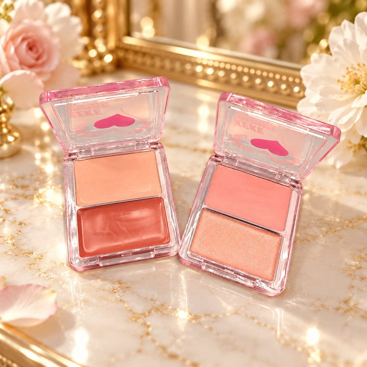 رژگونه کرمی کی کی مود (طبیعی و ماندگار و براق) 10 گرم