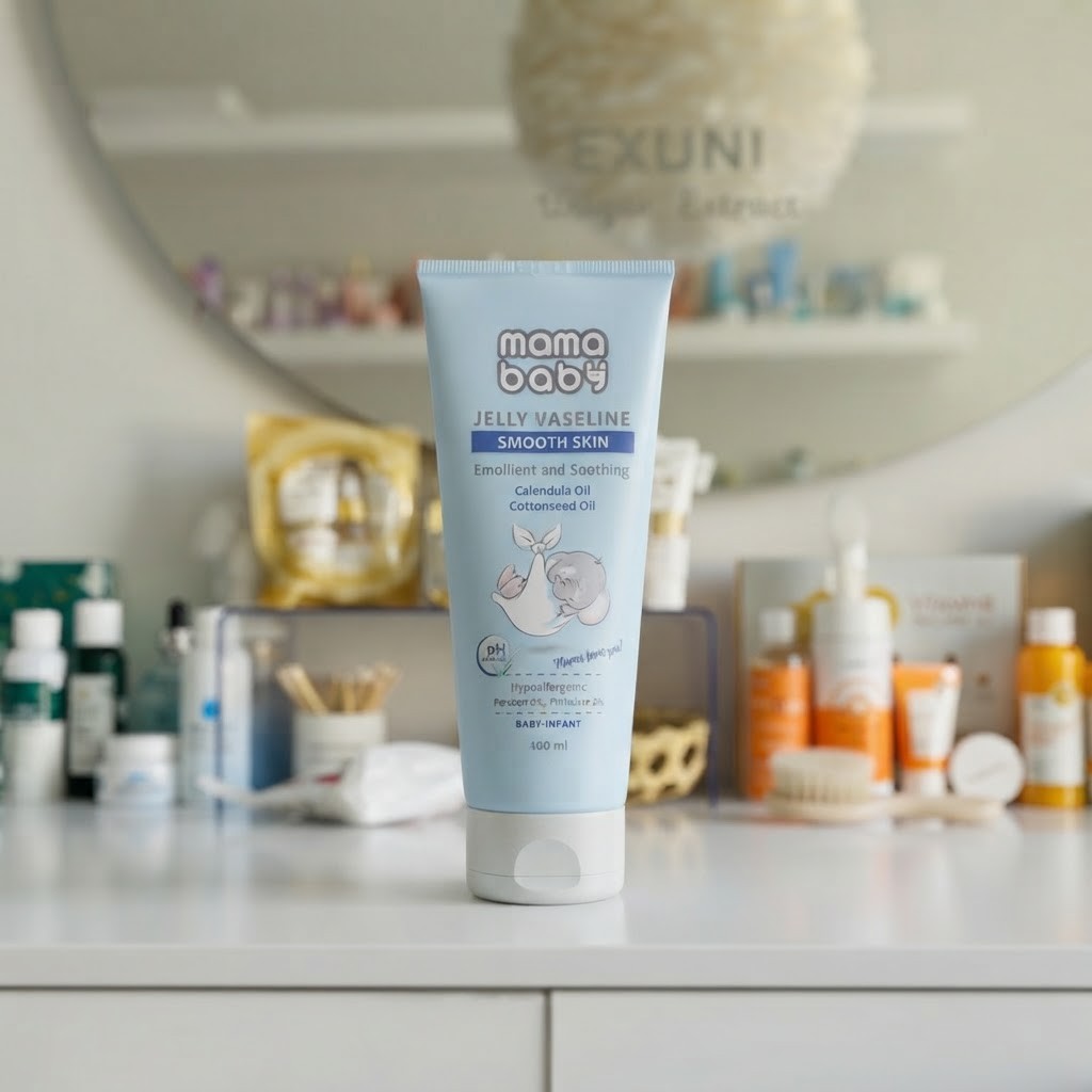 ژل وازلین کودک ماما بیبی مدل Smooth Skin حجم 100 میلی لیتر