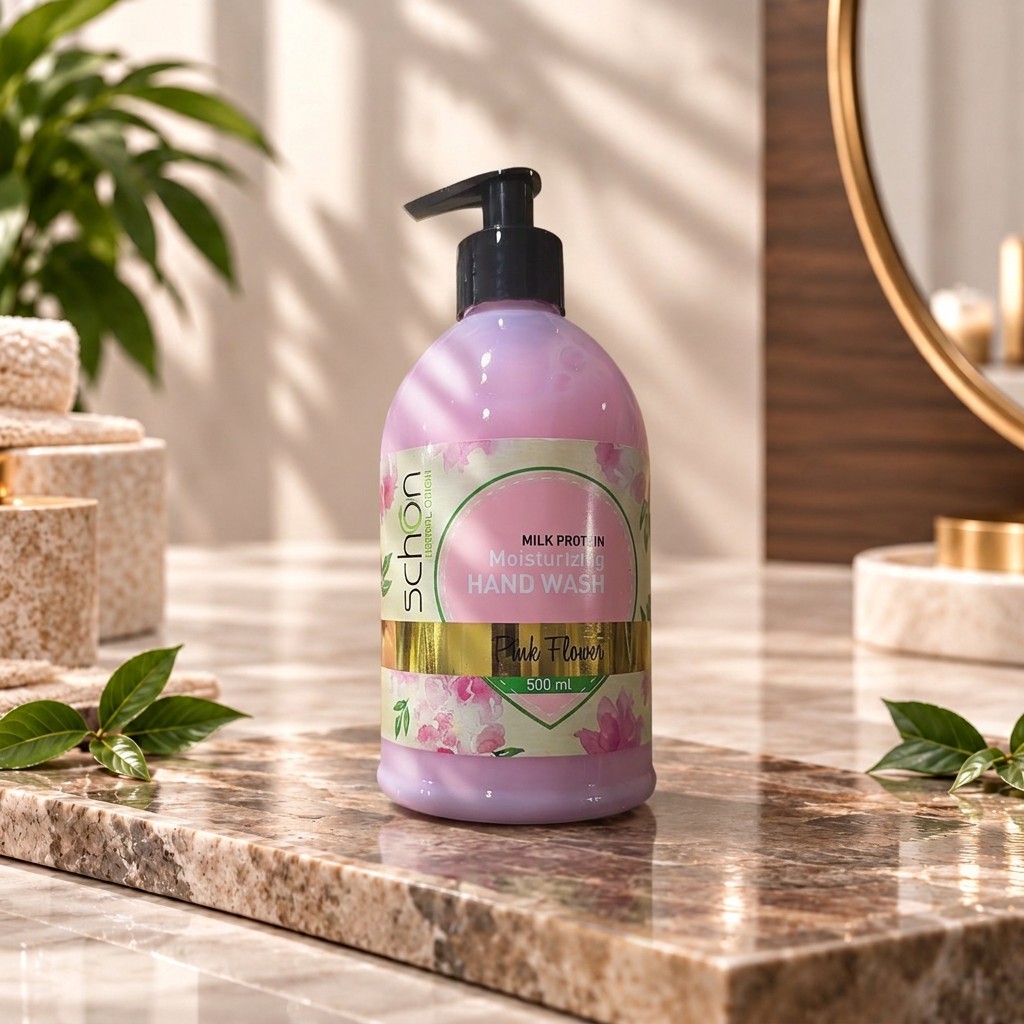 مایع دستشویی شون مدل Pink Flower حجم 500 میلی لیتر