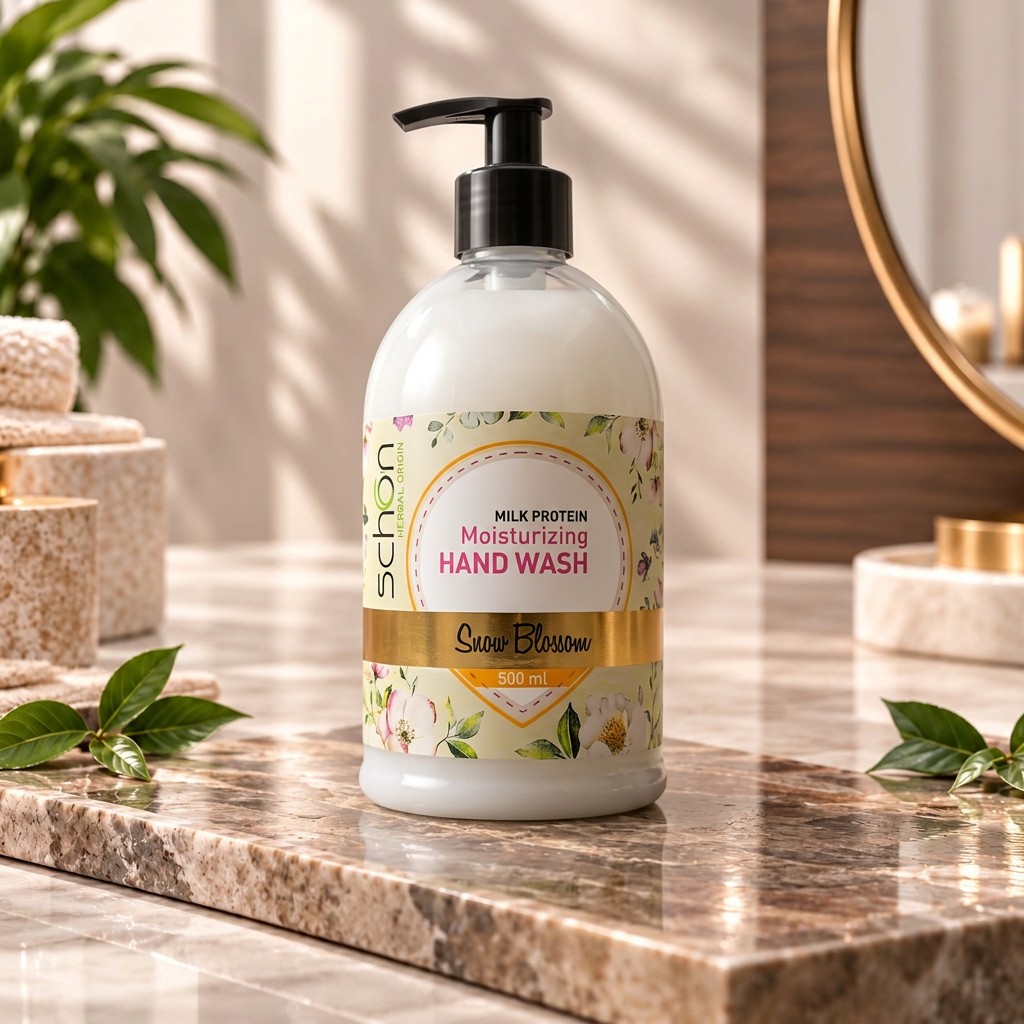 مایع دستشویی شون مدل Snow Blossom حجم 500 میلی لیتر