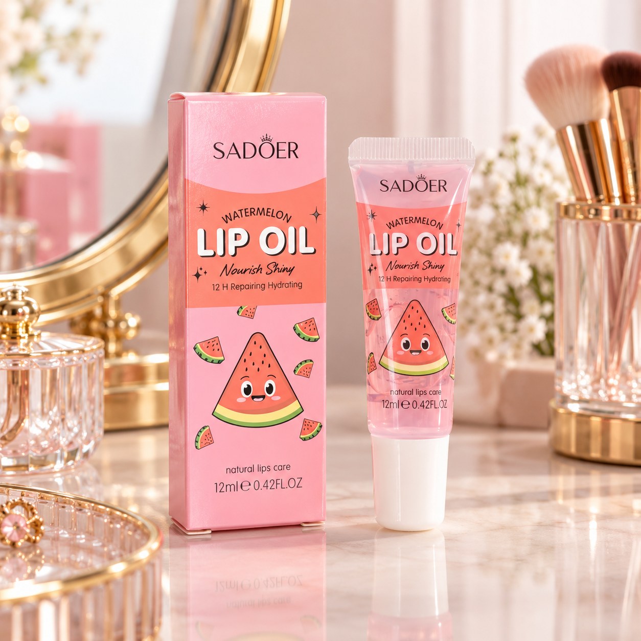 روغن لب هندوانه سادور مدل Nourish Shiny