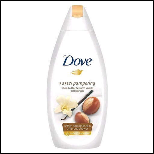 شامپو بدن بدون سولفات شی باتر و عصاره وانیل داو حجم 500ml ساخت امارات